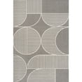 thumbnail image 3 of JONATHAN Y SCN104C-4 Nordby High-Low Geometric Arch Scandi Striped Gray/Cream 4 ft. x 6 ft. Indoor/Outdoor Area Rug, Pet Friendly, Stain Resistant, Easy to Clean, for Patio, Living Room, Bedroom, 3 of 8