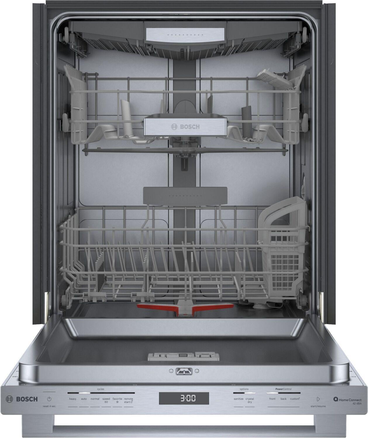 Bosch Shx78cm5n 800 Series 24" Wide 16 Place Setting Built-In Top Control Dishwasher -