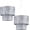 Silver, variant on NCQ 2 Pcs 2 Tier Fringe Tinsel Chandelier Iridescent Foil Party Disco Ball Decor Chandelier Decoration Metallic Foil Shimmering Bachelorette Party Decor Photo Booth Supplies(Silver)