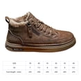 thumbnail image 3 of Botines casuales de cuero de PU botas de nieve cortas cómodas engrosadas para hombre para el invierno Ndcxsfigh Tenis De Mujer Tenis De Hombre, 3 of 9
