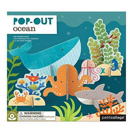 Petit Collage Pop-Out and Build, Ocean Playset