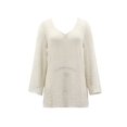thumbnail image 1 of Ropa Playa Ocean Pacific para Mujer Tejida Cuello Redondo Manga Larga Beige Talla M, 1 of 4