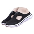 thumbnail image 2 of Daolelai Couple Men and Women Summer Mesh Half-Slippers Casual Shoes Breathable Sandals One-Step -On Closed-Toe Slippers, 2 of 9