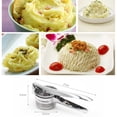 thumbnail image 4 of Potato Mashers Ricers Kitchen Cooking Cutter Stainless Steel Pressure Mud Garlic Presser Vegetable Fruit Press Maker, 4 of 8