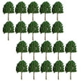 thumbnail image 2 of 20 Pieces 7.5cm Model Trees Mini Miniature Trees for Railway Building Scene dark green, 2 of 8