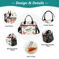 thumbnail image 3 of FORMRS Insulated Lunch Bag for Work School Unisex Large Capacity Cooler with Shoulder Strap, Colorful Butterflies, 3 of 6