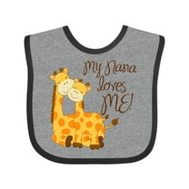 Inktastic My Nana Loves Me Boys or Girls Baby Bib