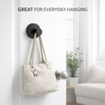 thumbnail image 5 of 2 Pack Suction Cup Hooks, No-Drill Wall Hooks for Glass, Tile & Mirror, Black Wreath Hanger for Front Door, Bathroom Shower Towel Hook, 5 of 7