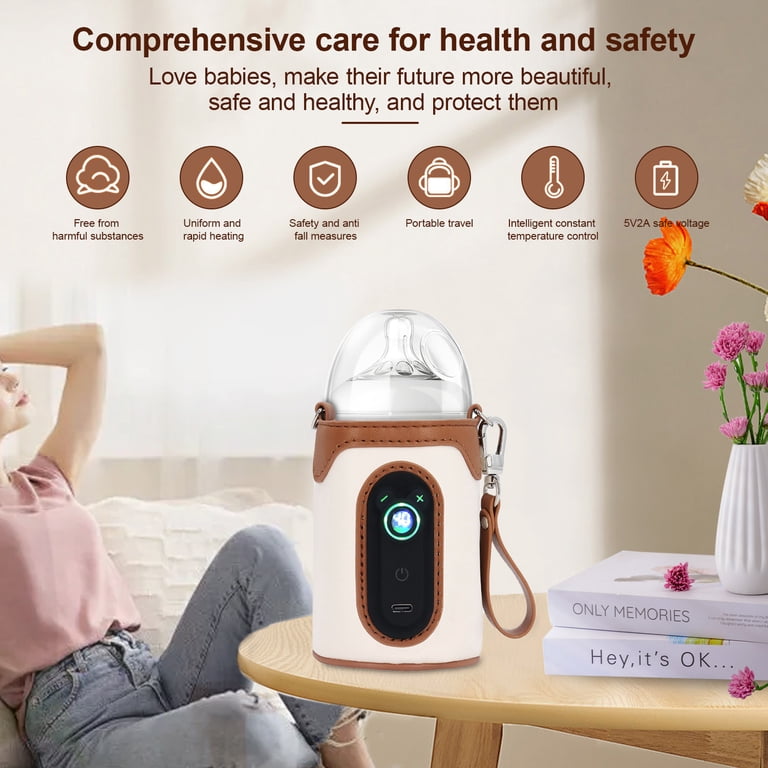 cigarette lighter bottle warmer Yadala Baby Portable Bottle Warmer, 26-Speed Temperature Regulation, Bottle Warmer for Travel, Usb Bottle Warmers by Car for All Bottles for Babies