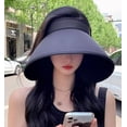 thumbnail image 2 of LinYooLi Sun Visor Foldable Wide Brim Sun Hats Women Beach Hats Bucket Hat Sun Protection Hat Visors Fishing Cap for Travel, 2 of 5