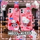thumbnail image 2 of Funda de teléfono con figura de dibujos animados de Hello Kitty, carcasa de silicona suave para iPhone 12, 13, 14 Pro Max, regalo para parejas, 2 of 4