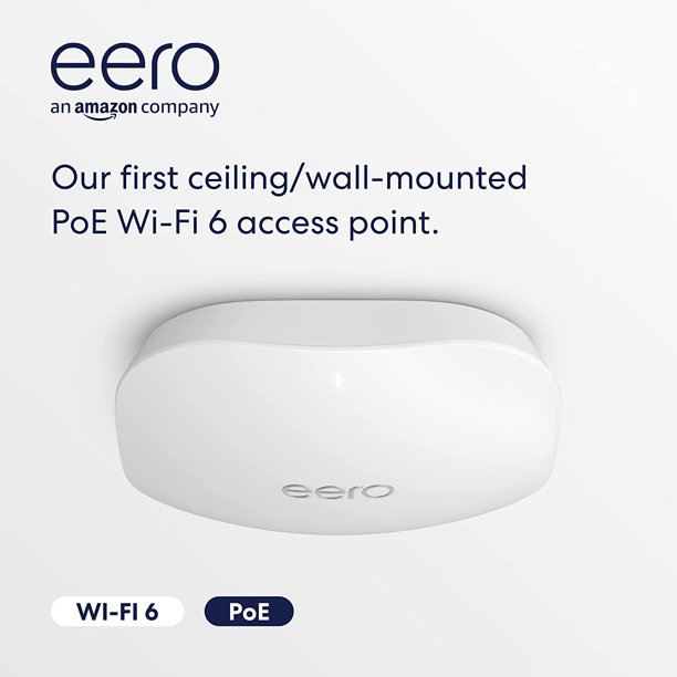 eero PoE 6, ceiling/wallmountable dualband WiFi 6 access point