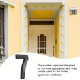 thumbnail image 3 of VONKY House Numbers for Outside Use Simple Black Sturdy Number Signs Parts Sign Door Marking Tools DIY Accessory for Apartment Hotel Number 3 Number 7, 3 of 6