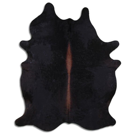 Exceptional cowhide rugs for sale DISTRESSED BLACK rug