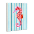thumbnail image 2 of Stupell Industries Bohemian Boho Seahorse on Stripes Canvas Art, 36 x 48, by Indira Prieto | IndySign, 2 of 8