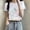 White, variant on Rezuofi 1 Pcs Cowgirl Shirt Women Embroidery Western Outfits PU Leather Star Graphic Tees Short Sleeve Tops
