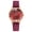 Hot Pink -AE06, variant on Resicozy Watches for Women Quartz Round Wrist Watches 2026 Soft Leather Strap Casual Wristwatches White