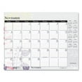 thumbnail image 3 of Recycled Desk Pad Calendar, Wild Flowers Artwork, 18.5 x 13, White Sheets, Black Binding/Corners,12-Month (Jan-Dec): 2026 | Bundle of 5, 3 of 9