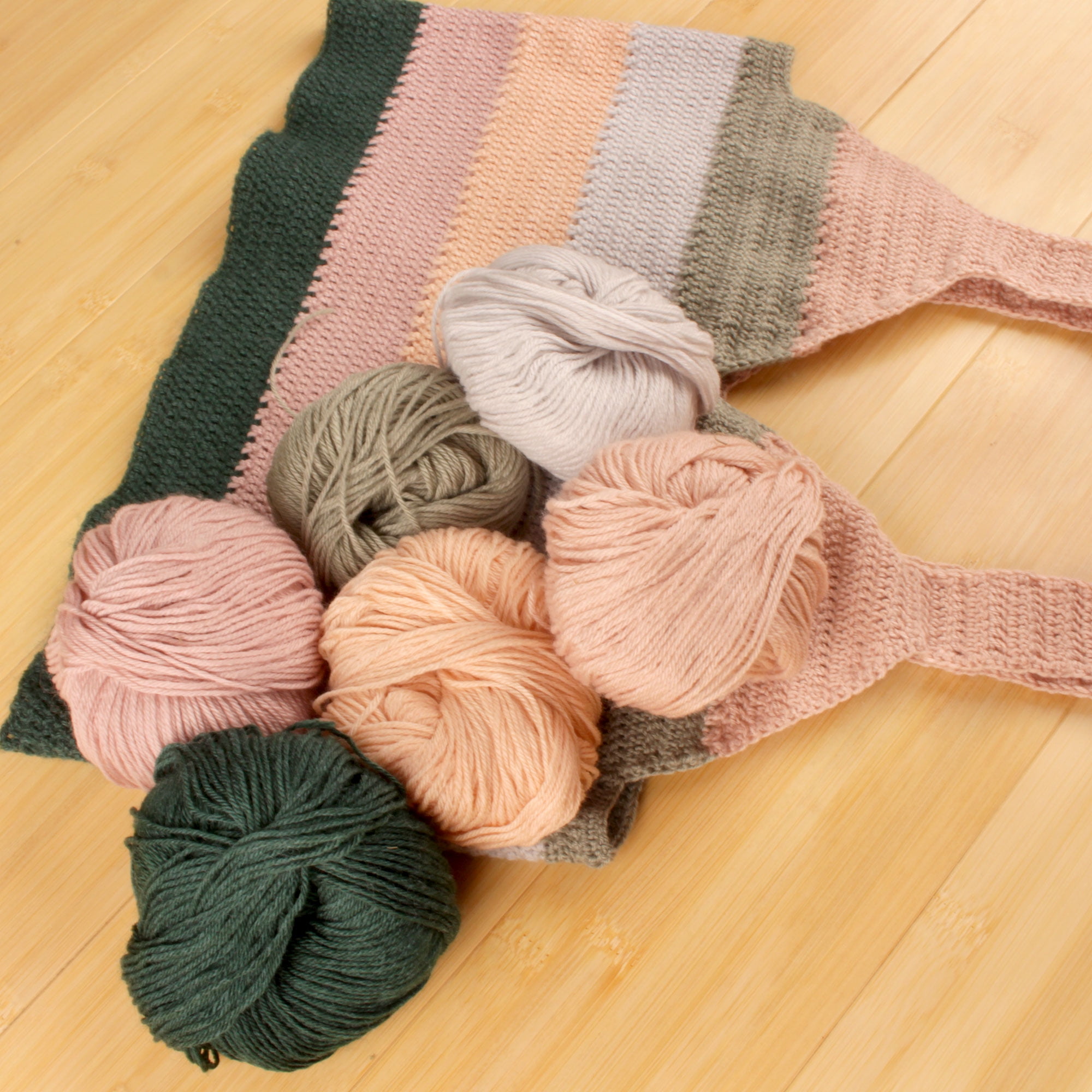 JubileeYarn Oasis Bliss Yarn - Baby Weight Acrylic Blend - 25g/Ball - Light Colors - 16 Balls