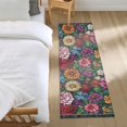 thumbnail image 3 of Yayeee Runner Rug for Bedroom 2'x6' Machine Washable Hallway Non Slip Mat, Vibrant Flowers Pattern, 3 of 8