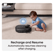 eufy Robot Vacuum Omni E28, HydroJet System , Portable Deep Cleaner, Turbo Suction, DuoSpiral™ Detangle Brushes, CornerRover™ Arm