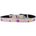 thumbnail image 2 of Mirage Pet 126-005 38WT10 Butterfly Nylon Dog Collar with Classic Buckle 0.37 in., White - Size 10, 2 of 2
