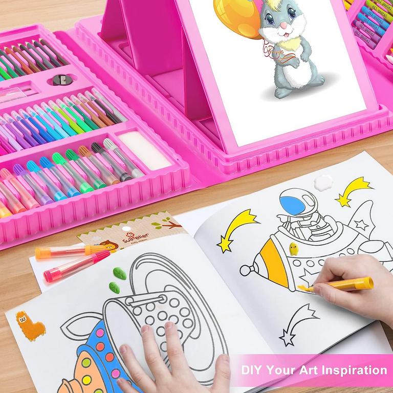 Art Kit 222 Pack Drawing Kits Art Supplies For Kids Girls Boys Teens Artist  5 6