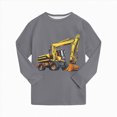 thumbnail image 4 of CAUYDY Baby Boys Photoshoot Outfits Newborn Pajamas for Boy Fall Winter Long Sleeve T-Shirt and Pants 2Pcs Set Preemie Pjs Infant Clothes 3 6 9 12 Months Sizes 6-12 Months,Yellow, 4 of 4