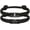 black 1:12 cross bracelet, variant on Men's Cross Bracelet with Adjustable Braided Cord and Bible Verse - Religious Gift for Baptism, Christmas, and Easter