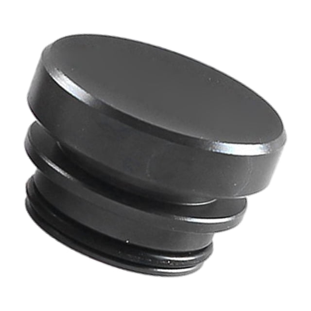 Cubierta de encendedor de aleación de aluminio universal para vehículos automotrices Baoblaze Negro