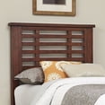 thumbnail image 1 of Home Styles Cabin Creek Wood Twin Slatted Headboard in Chestnut, 1 of 2