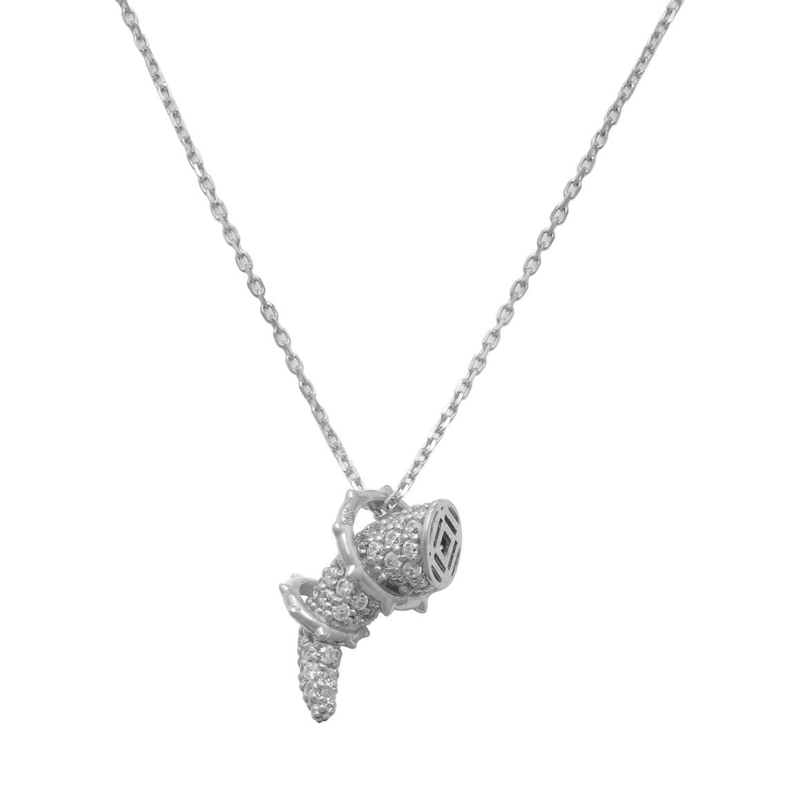 Anygolds 14K Real Solid Gold Horn 