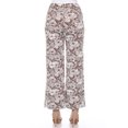 thumbnail image 4 of White Mark Women's Floral Paisley Palazzo Pants, 4 of 6
