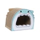 thumbnail image 3 of Rascador para gatos , cama de salón, tumbona, , casa de cartón para gatos Tiburón jinwen peluche perros cama gato, 3 of 8