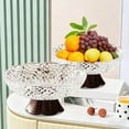thumbnail image 5 of Fruit Bowl High Foot Fruit Tray,Modern,Minimalist Pedestal Decorative Bowl Kitchen Counter for Snacks Candies Living Room, 5 of 7