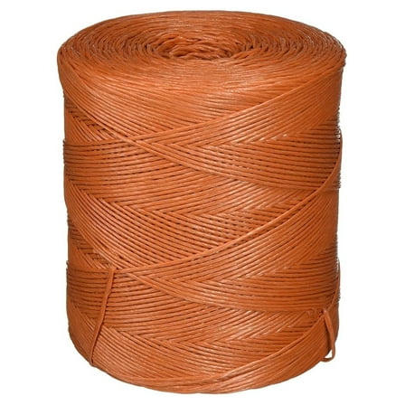 Baler Twine 2 Pack - 9,000ft Orange Polypropylene Twine - Titan PBT9130TONBP - 130 Tensile Strength for Hay, Farm, Garden & Crafts