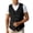 Black, variant on Men's Summer Linen Waistcoat Lightweight Button Vest Cardigan Outdoor Casual Tops Business Suit Waistcoat Black L