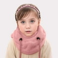 thumbnail image 7 of Splozh Toddler Winter Hat Baby Winter Pullover Hat Children's Double Ear Cute Knitting Yarn Baby Hat Pink,3-10 Years, 7 of 7