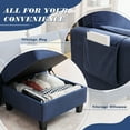 thumbnail image 3 of Magic Union Convertible Sectional Couches for Living Room- Small Space Couches L-Shaped Sofa, Corduroy Upholstered 3 Seats Sofas W/Storage Chaise, USB Ports, Side Pockets and Pillows, 3 of 9
