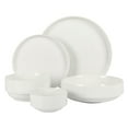 thumbnail image 4 of Gibson Home Rothernberg Stackable 40 Piece, Service for 8, White Porcelain Plates and Bowls Set, 4 of 5