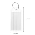 thumbnail image 2 of Raindrops 100pcs Plastic Key Tags Label Container Id Luggage Tag Key Ring Item Identifiers Split Ring Key Tags Travel Baggage Id Labels Name Tags, 2 of 8