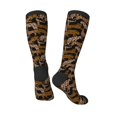 thumbnail image 5 of Lsque Leopard Print Printed Crew Socks Men's Women's LightWeight Thin Casual Calf Socks ,Knee High Socks,Cotton Socks, 5 of 9