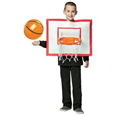 Basketball Hoop with Ball Child Halloween Costume, One Size,