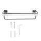 thumbnail image 2 of Toallero de Baño Acrílico de Aluminio, Soporte para Estante, Carrito de Ducha Ligero y Estable Montado en la Pared Con Ganchos, Organizador de Almacenamiento de Baño Pequeño de, 2 of 7