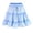 Blue Dot, variant on jinghuiyue Womens Ruffle Mini Skirt High Waisted Floral Print A-Line Casual Flowy Tiered Summer Skirts L