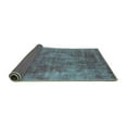 thumbnail image 2 of Ahgly Company Indoor Rectangle Oriental Turquoise Blue Industrial Area Rugs, 2' x 4', 2 of 4