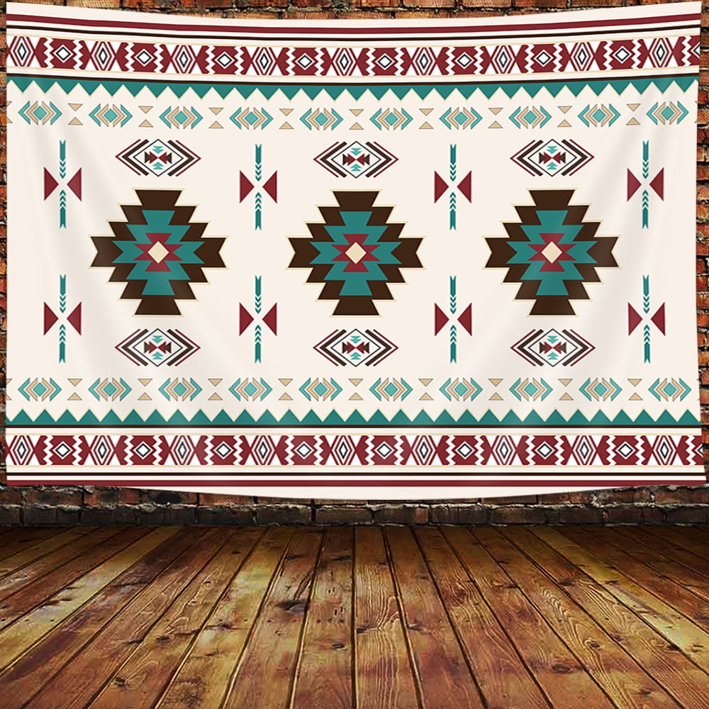 Southwestern Tapestry Wall Hanging, Southwest Native American Pattern