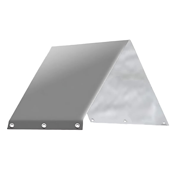 Swing Canopy Replacement Cover, 52 In x 89 In (1.3 M x 2.3 M) Sunshine Resistant Playset Tarp, Outdoor Features Grey Color, Dual-Sided Design, Waterproof Oxford Fabric, Easy Installation