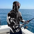 thumbnail image 4 of Sun Shirt UPF 50+ Men's Fishing Long Sleeve UV Protection Hoodie with Face Mask and Thumb-Holes Hiking Rash Guard Swimming Running, 4 of 7