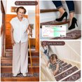 thumbnail image 6 of Aonewoe Non Slip Stair Treads for Wooden Steps Indoor, 15 Pack 8"x30" Carpet Stair Treads with Rubber Backing, Stair Runner for Kids Elders and Dogs, Boho Stair Rugs for Home Decor, 6 of 8